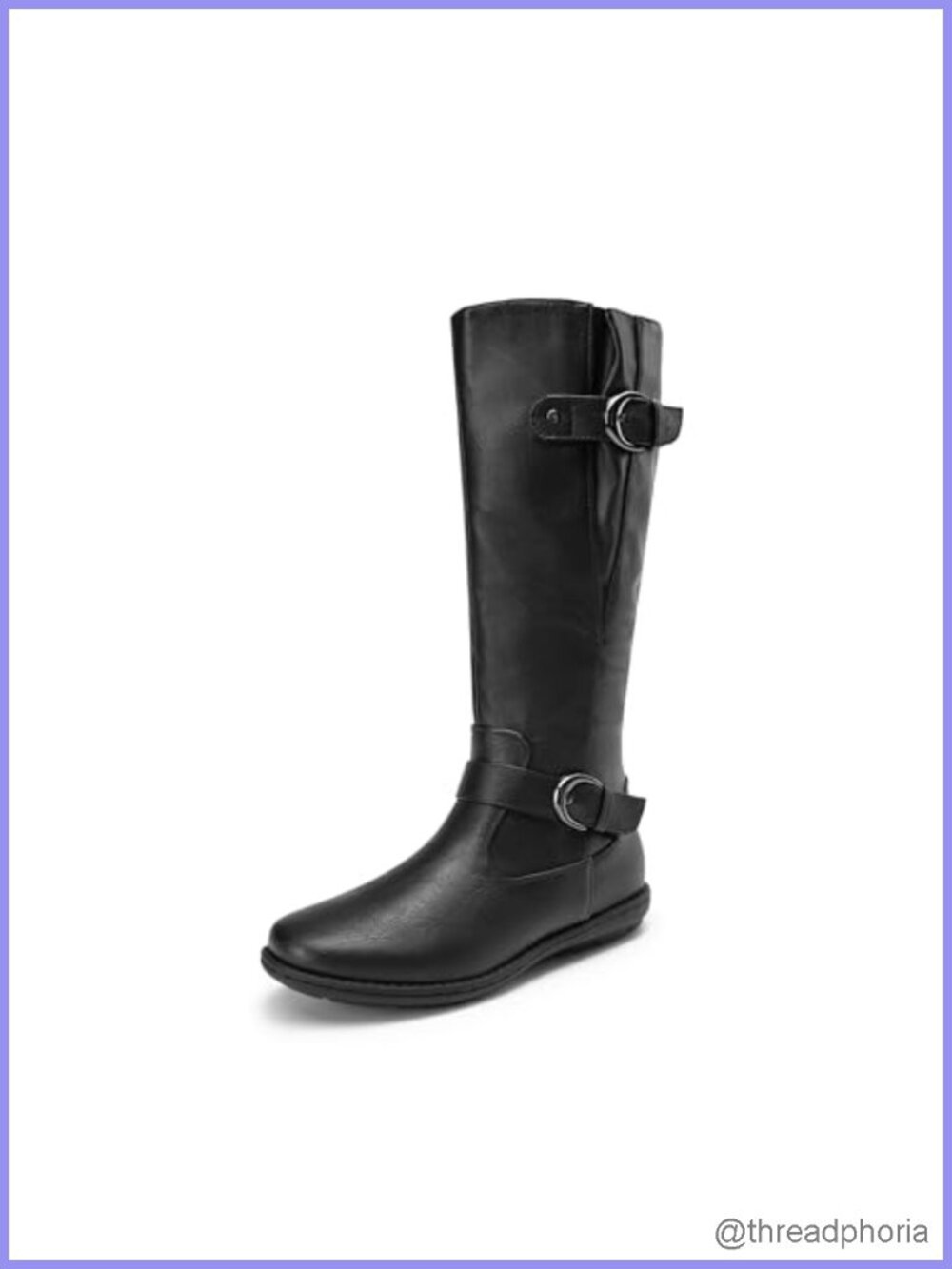Women's Faux Fur Lined Knee High Winter Boots Side Zip Tall Boots